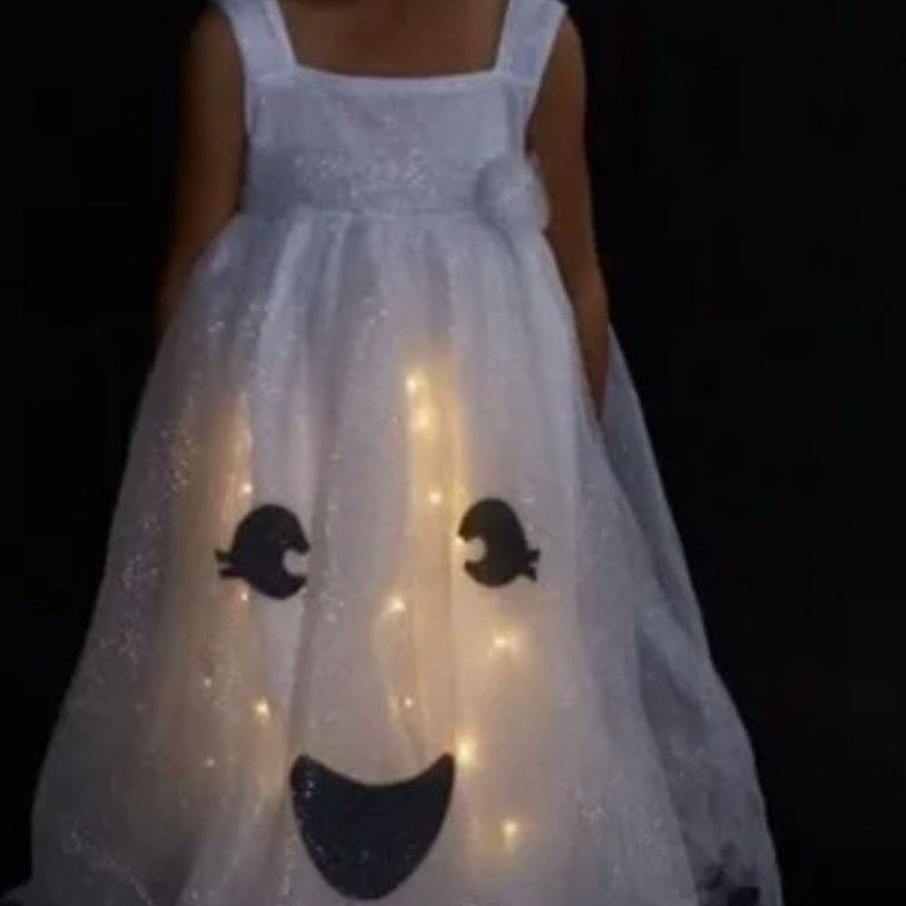 Pottery Barn White Ghost Costume for Kids